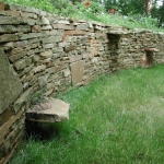 Stone retaining wall Michigan