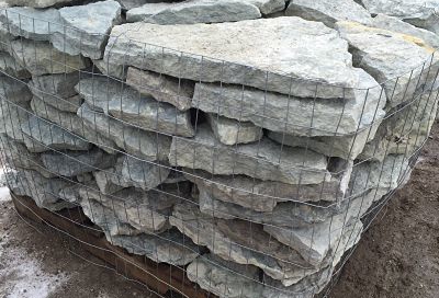 Retaining wall stone