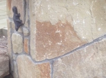 Webwall stone veneer