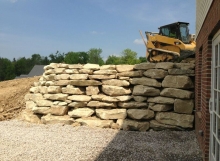 Chunk Boulders and Semi Stackable Wall Stone